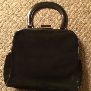 Waldman leather and suede handbag